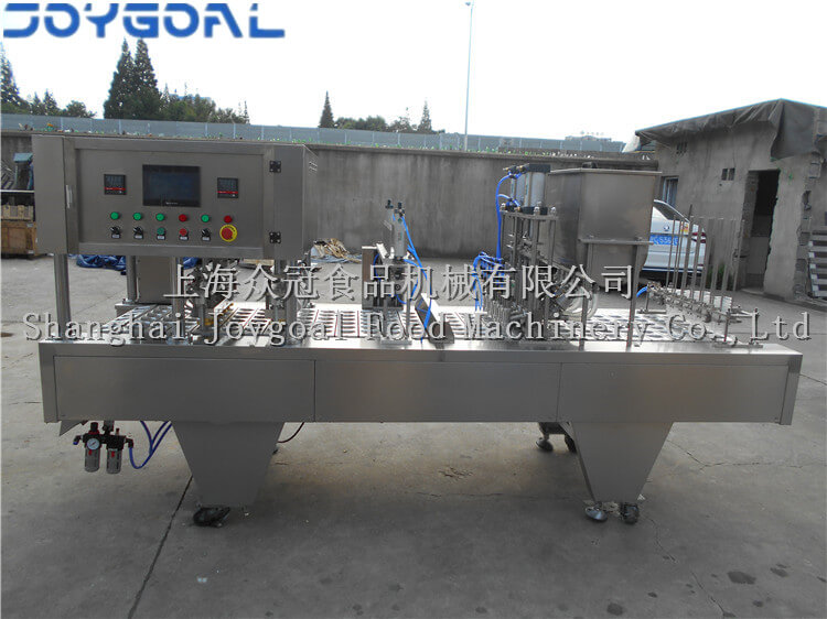 september 5th，2018，one bhp-6 automatic cup filling and sealing machine